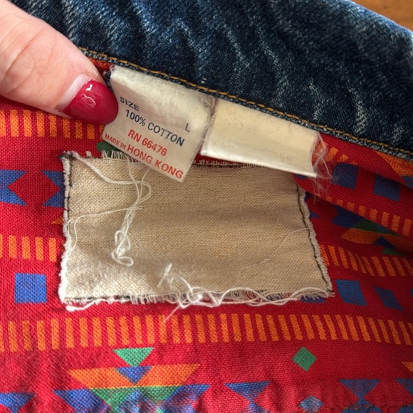 Vintage denim jacket womens Medium - Picture 7 of 10